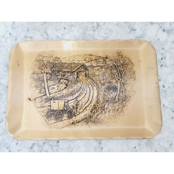 Bronze Hand Made‎ Natale Grove City PA Vintage Ltd. Edition Plate Horse Buggy - Picture 1 of 9